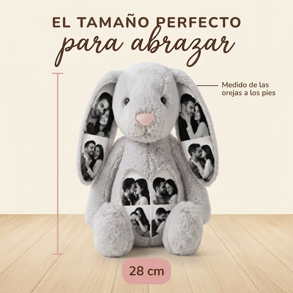 Peluche personalizado con tus fotos