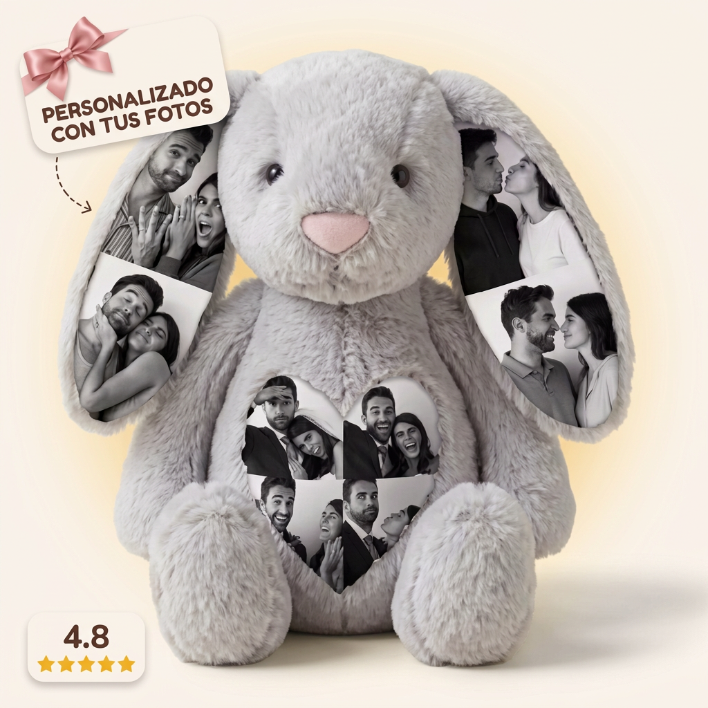 Peluche personalizado con tus fotos